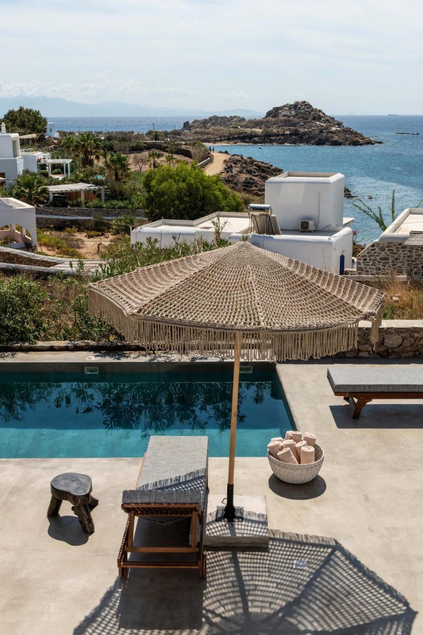Trinity Mykonos - Beachfront Villa بلاتيس يالوس المظهر الخارجي الصورة