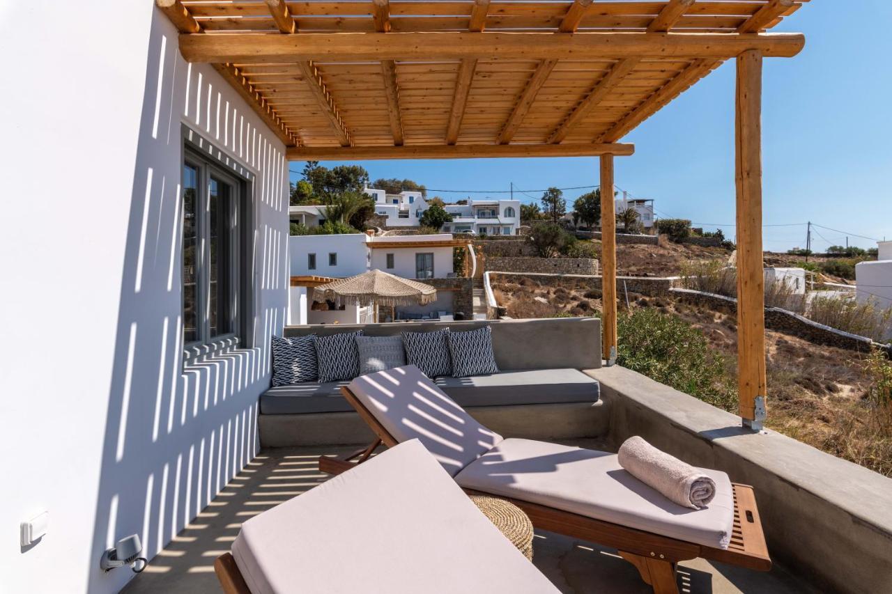 Trinity Mykonos - Beachfront Villa بلاتيس يالوس المظهر الخارجي الصورة
