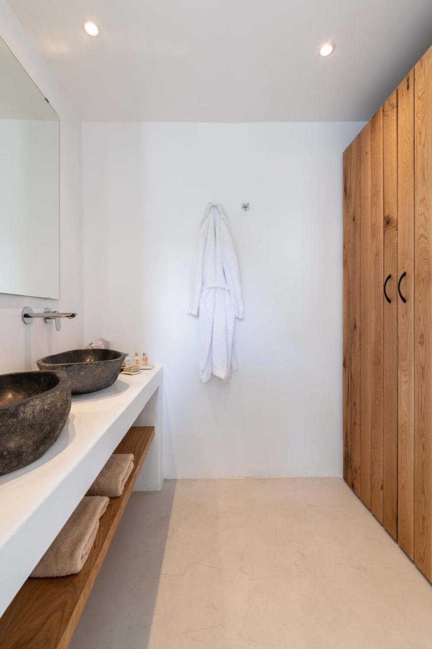 Trinity Mykonos - Beachfront Villa بلاتيس يالوس المظهر الخارجي الصورة